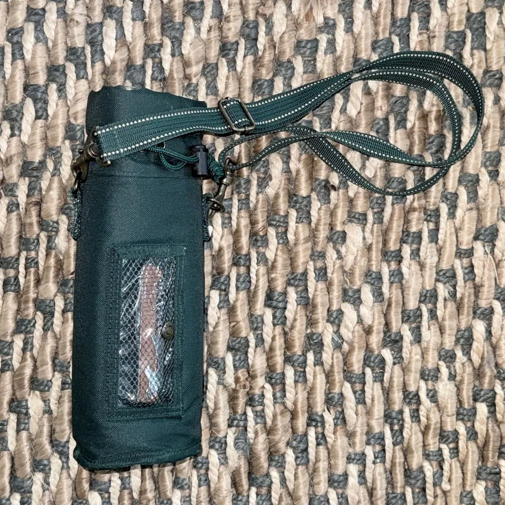 Picnic at Ascot Wine Bottle‎ Carrier Green Unused Insulated Corkscrew
